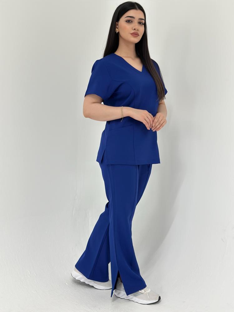 سكراب طبي لون رويال بلو Royal Blue - موديل رقم ٢ - الصورة 7